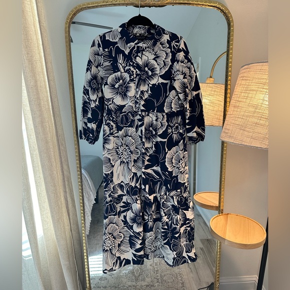 Floral Print Midi Dress - Picture 1 of 3